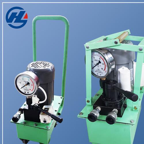 微型手提式电动液压泵机械设备安装用柱塞式手动换向超高压电动泵图片